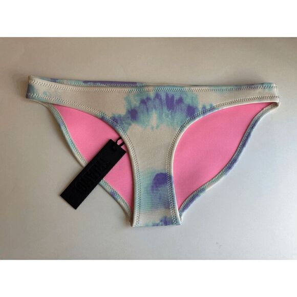 Triangl Tie Dye Neoprene Swim Bottoms Women's Size Medium - Picture 1 of 2